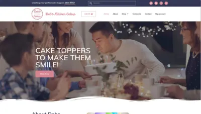The Deb's Kitchen Cakes home page